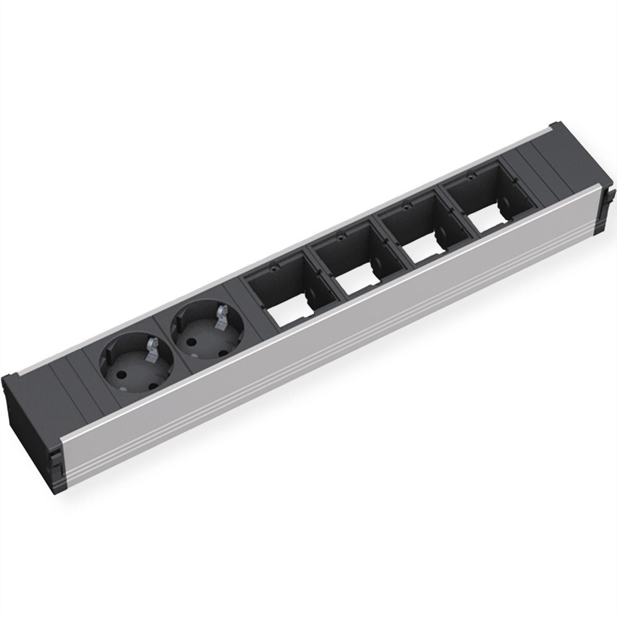 BACHMANN CONI Groot 2x geaard stopcontact 4x ABD