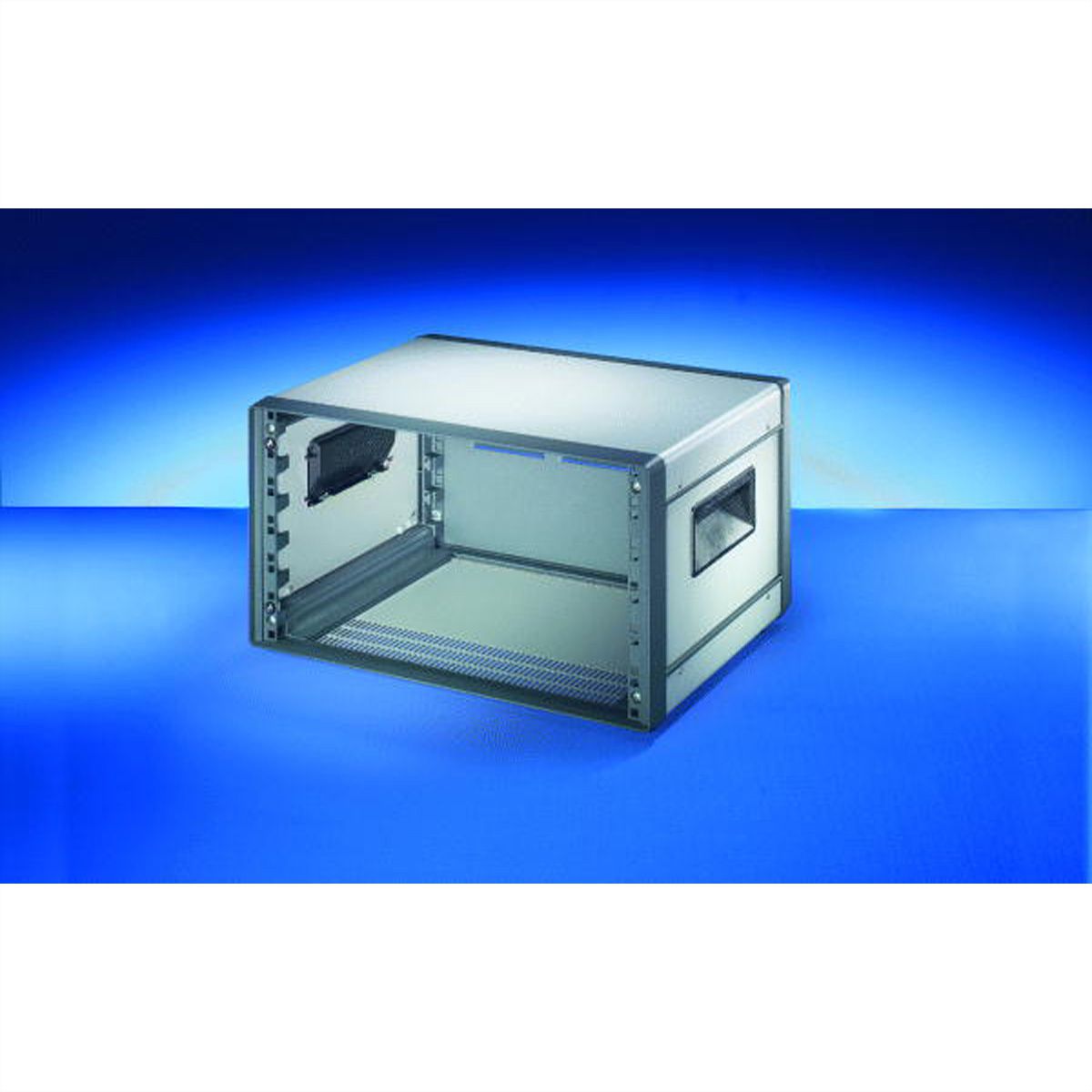 SCHROFF Comptec 19" Desktop Case, Unshielded, Steel Cover, 6 U, 84 HP, 300 mm