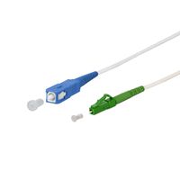 METZ CONNECT OpDAT glasvezelkabel, SC-S/LC-S APC OS2, 0,5 m