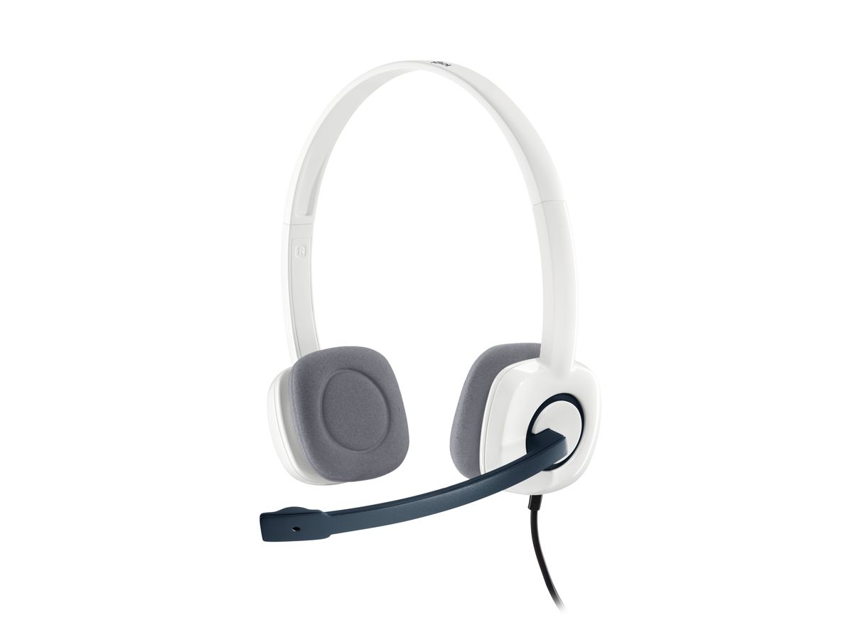 Logitech H150 Headset Bedraad Hoofdband Kantoor/callcenter Wit