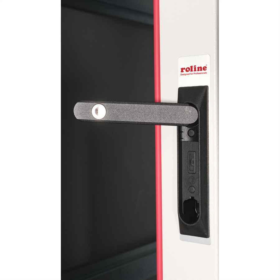 ROLINE 19-inch Network Cabinet Pro 47 U, 600x1000 WxD glass door grey