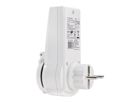 BACHMANN earth leakage protection adapter white, Hinged cover - IP44 < 30mA tripping current