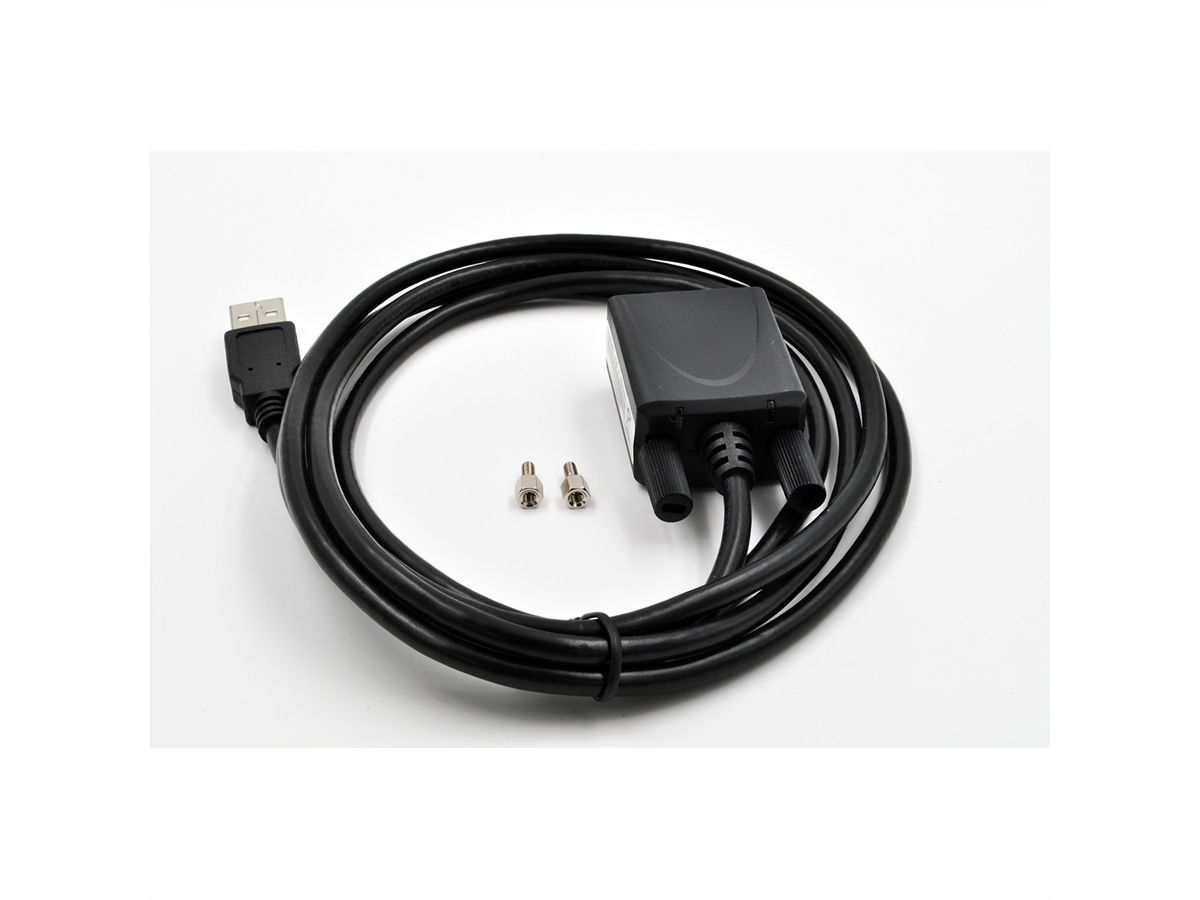 EXSYS EX-1311-2F USB 2.0 naar 1 x serieel RS-232 1,8 meter kabel met 9 pins female LED display