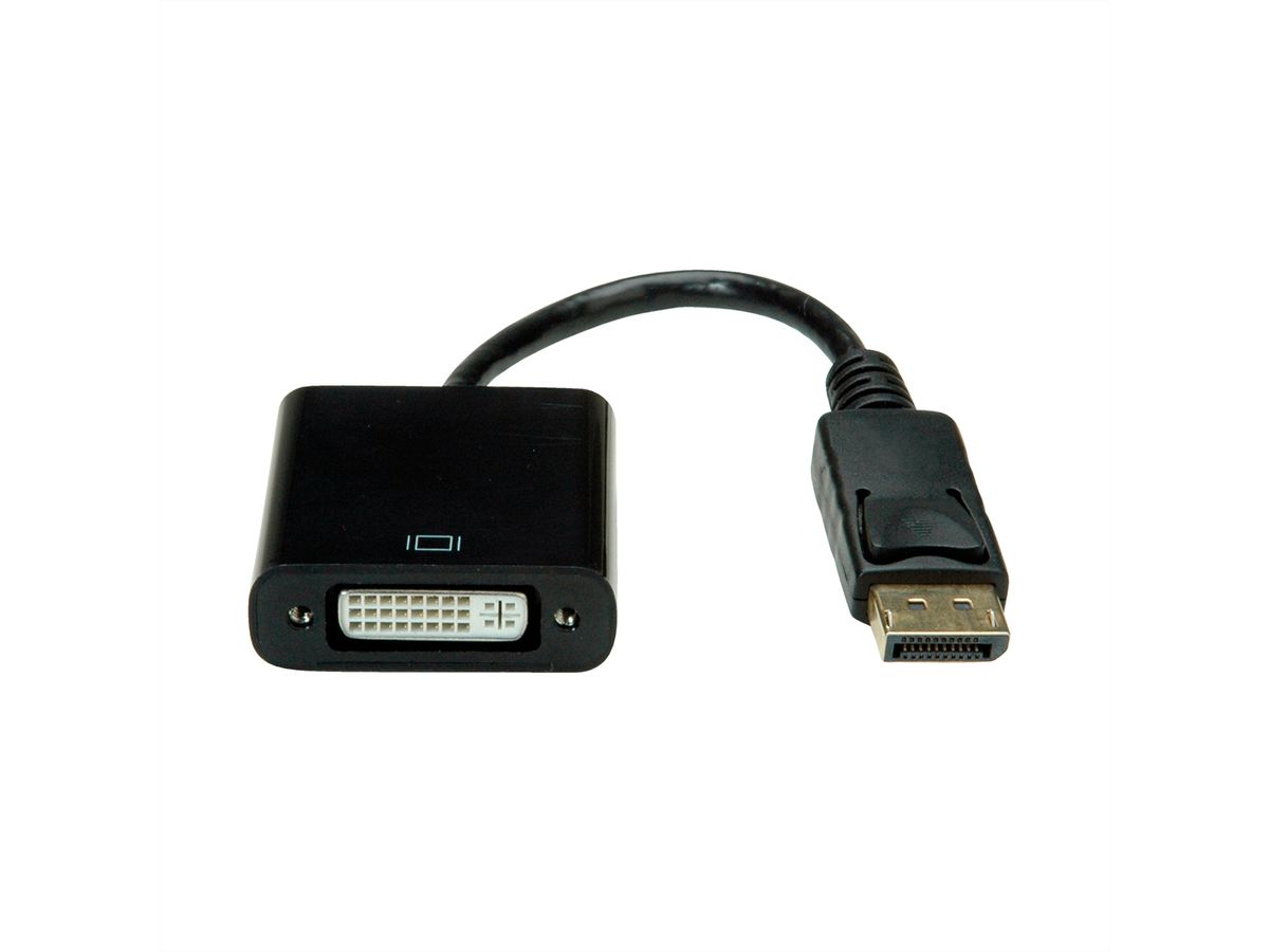 VALUE DisplayPort - DVI Adapter, DP Male - DVI Female