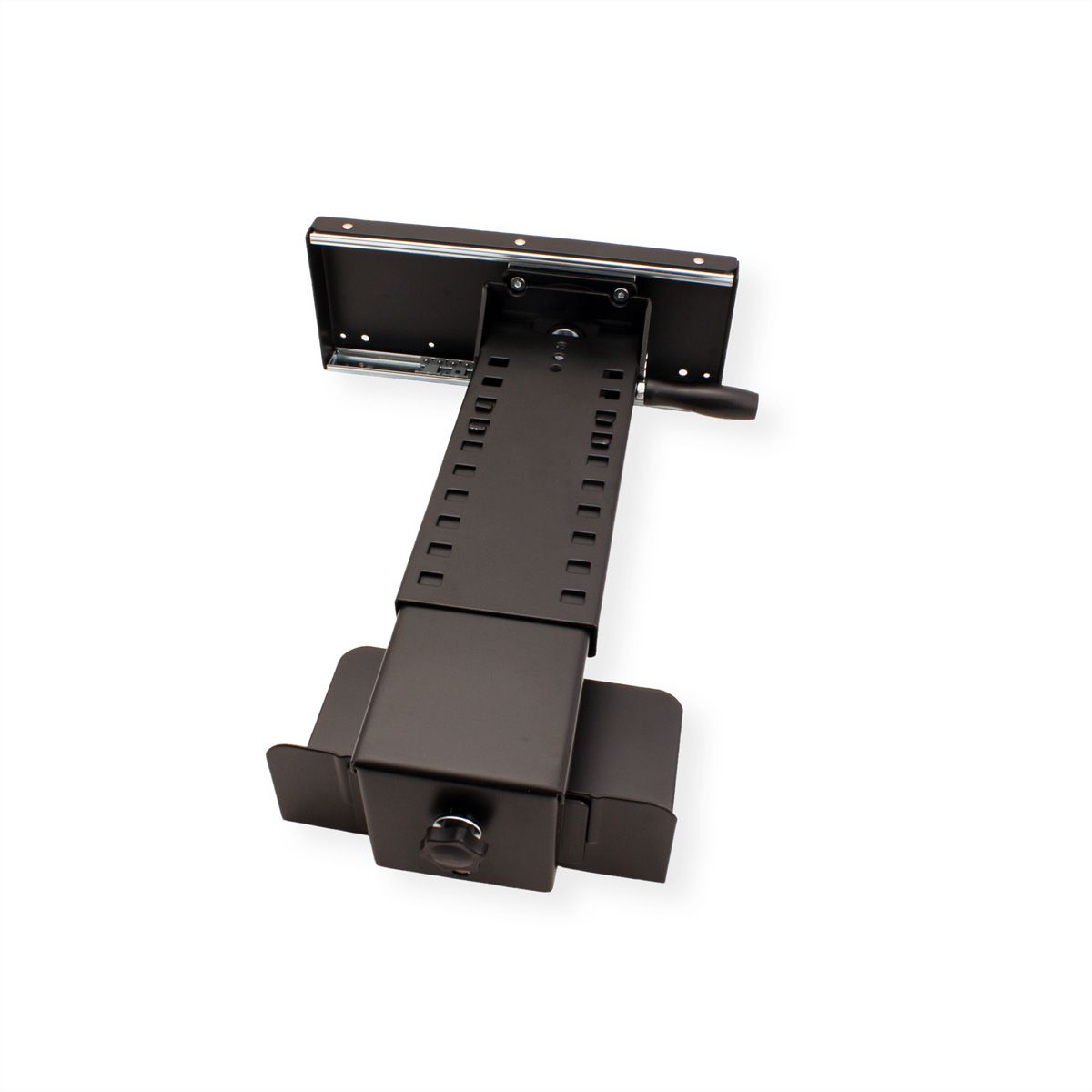 ROLINE Slim PC houder, uittrekbaar, draaibaar, zwart