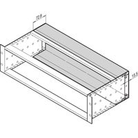 SCHROFF EuropacPRO Achterkap voor roestvrij staal EMC-pakking, 6 HE, 84 PK