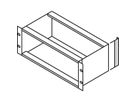 SCHROFF EuropacPRO achterhoek voor roestvast staal EMC pakking voor zijwand, 4 HE