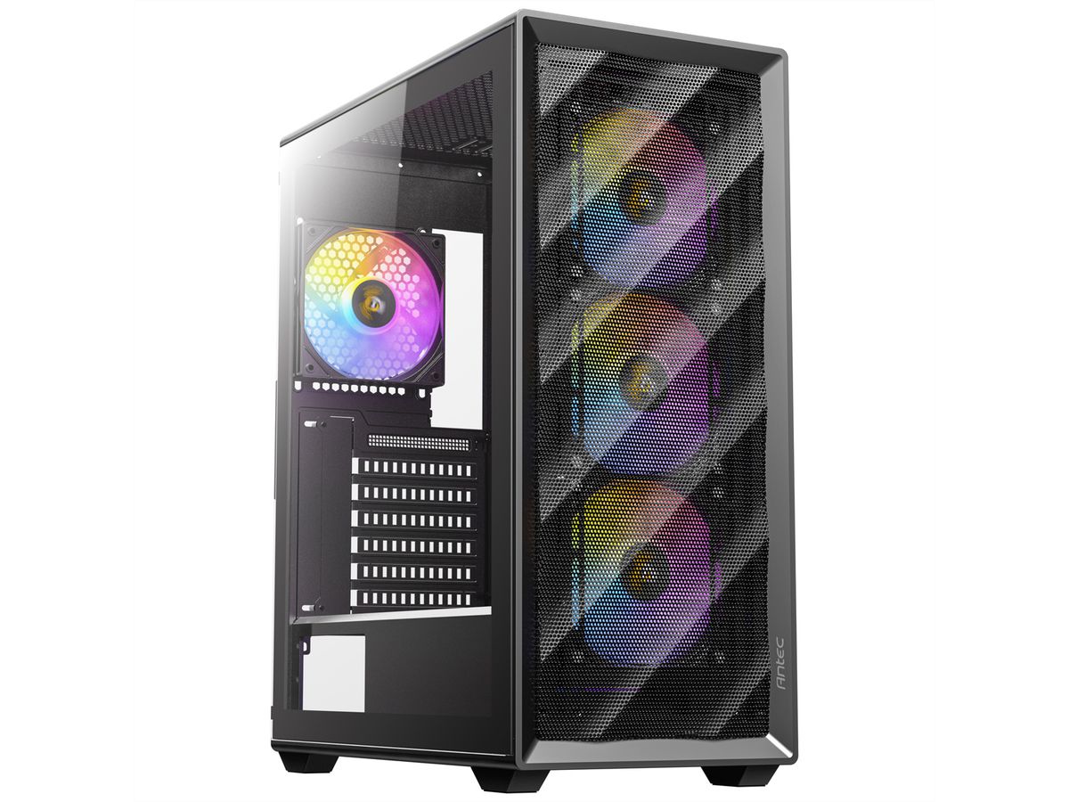 ANTEC AX85 ARGB PC case Midi Tower Gaming ATX, black