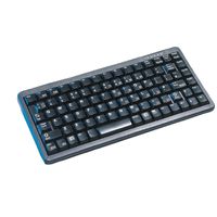 Cherry compact toetsenbord G84-4100 zwart USB+PS/2, G84-4100LCMDE-2