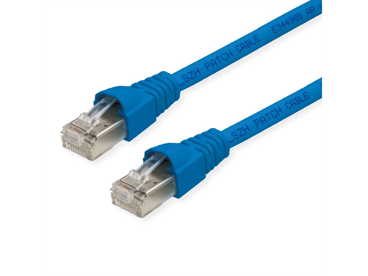 TELEGÄRTNER patchkabel S/FTP, Cat.6A, LSOH, blauw, 1 m