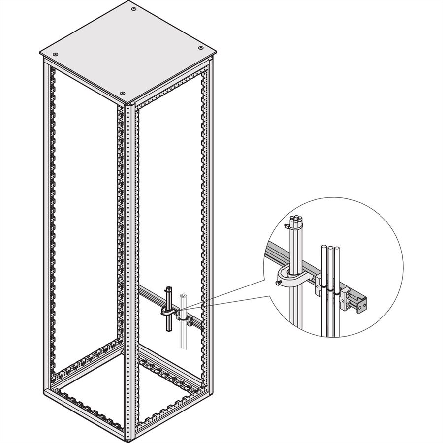 SCHROFF Varistar C-rails voor kastbreedte 800 mm