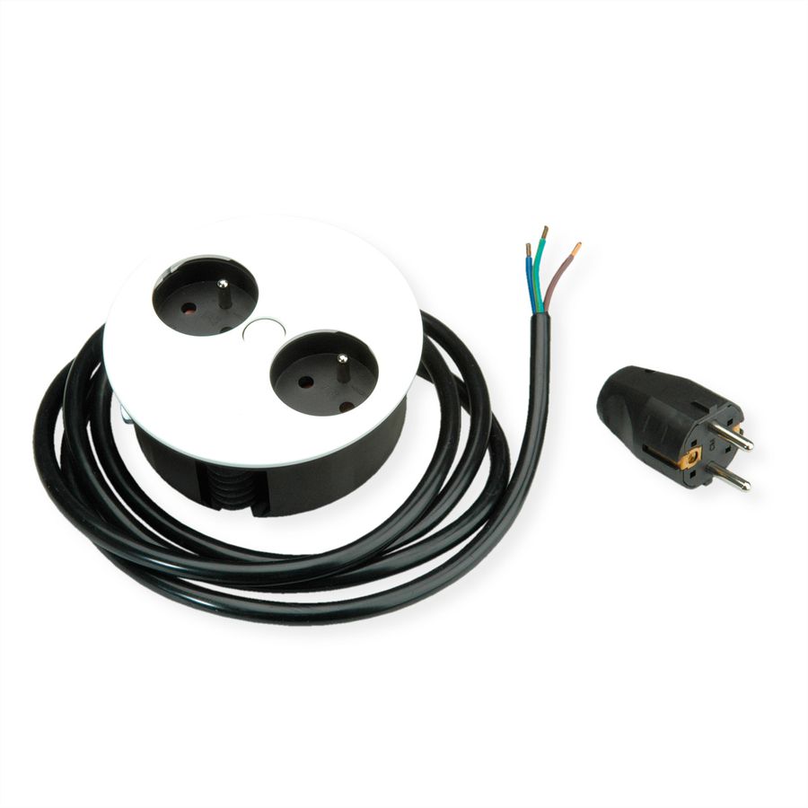 BACHMANN TWIST 2xUTE 2.0m AEH white 30GE silk matt