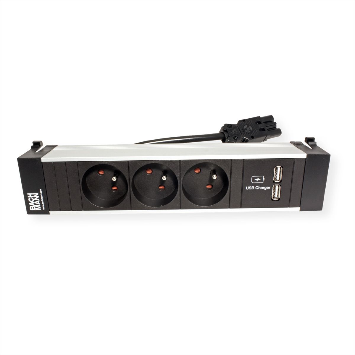 BACHMANN POWER FRAME 3xUTE 1xUSB Charger Strom 0,2m GST18