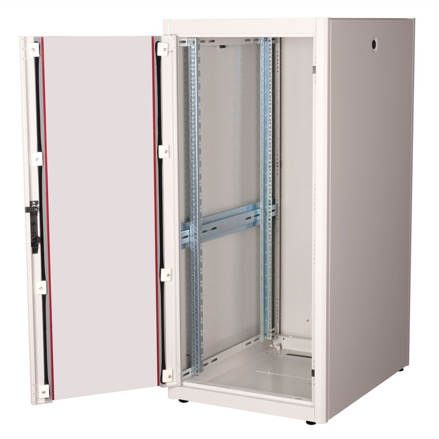 ROLINE 19-inch netwerkkast Basic 26 U, 600x800 BxD Glazen deur grijs