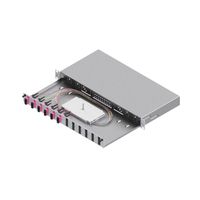 FO Splice Housing, Grade C 19" 1U, 12 Ports, 6x SC-Duplex, OM4