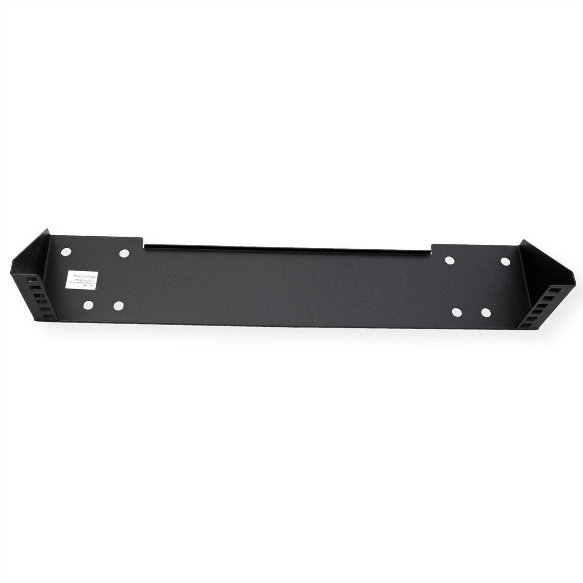 19" wand-/ondersteuningsbeugel, 2 HE, zwart