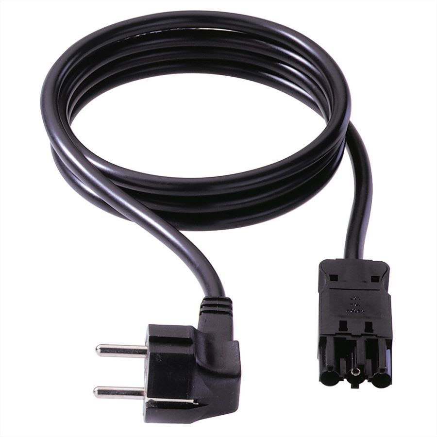 BACHMANN Device supply cable CEE7/7 GST18, black, 4 m