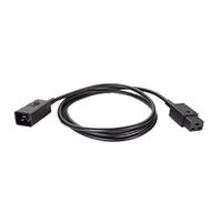 BACHMANN Verlängerung H05VV-F 3G1,5mm², L: 1,5m sw C19/C20