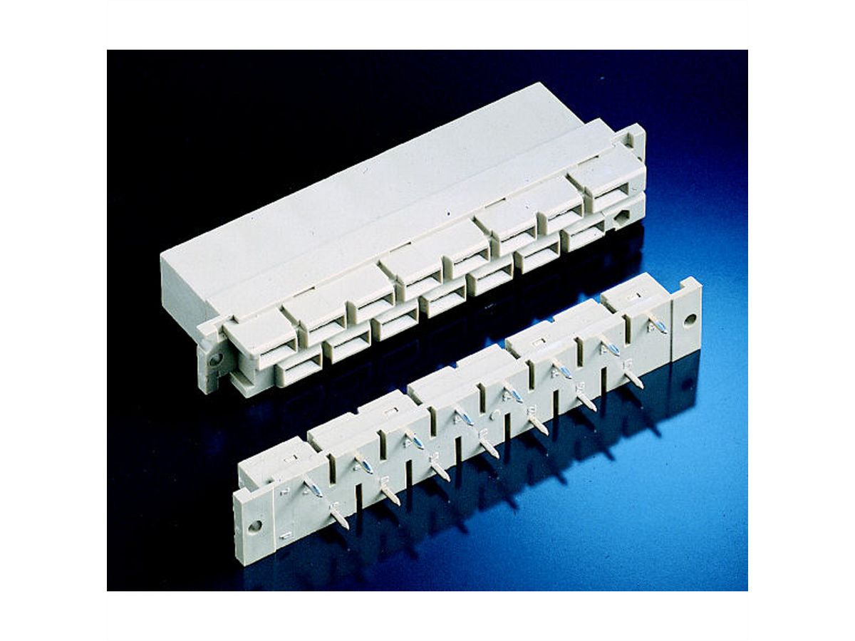 SCHROFF Connector Type H, EN 60603, DIN 41612, Female, 15 Contacts, FASTON 6.3 mm