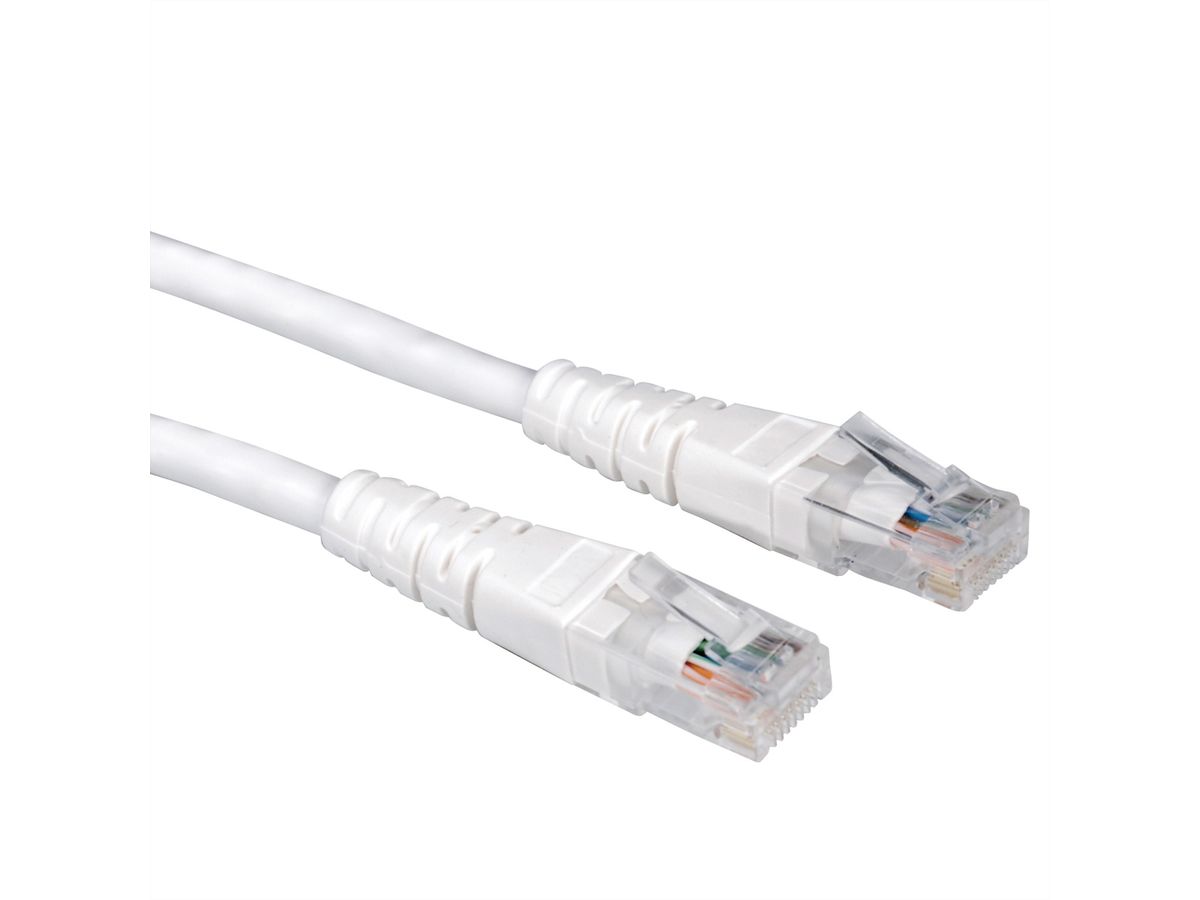 VALUE UTP Patch Cord, Cat.6 (Class E), white, 2 m