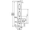 SCHROFF U-profile Front Panel, Shieldable, D-Sub Cutout, 3 U, 4 HP, 3 x 9 Pin, 2.5 mm, Al, Front Anodized, Rear Conductive