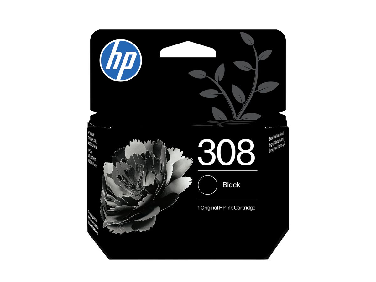 HP 308 originele zwarte inktcartridge