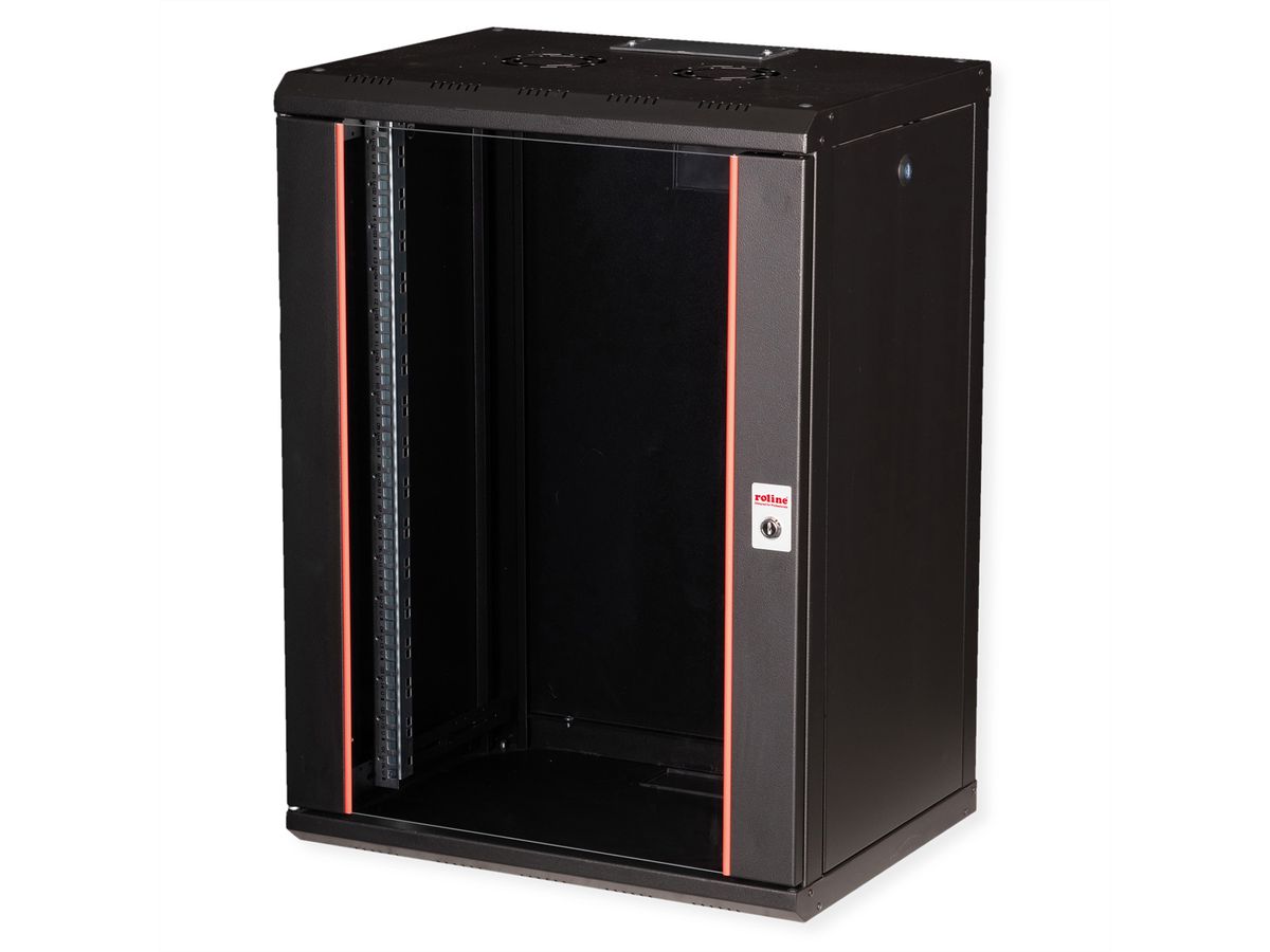 ROLINE 19-inch wandbehuizing Pro 16 U, 600x450 BxD zwart