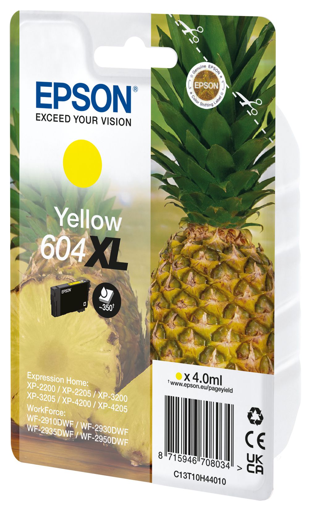 Epson 604XL ink cartridge 1 pc(s) Original Yellow