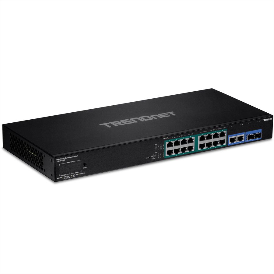 TRENDnet TPE-3018LS 18-poorts Gigabit PoE+ Smart Surveillance Switch