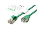 ROLINE GREEN F/UTP DataCenter Patchkabel Cat.6A (Class EA), LSOH, extra dun, groen, 3 m