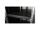 ROLINE 19-inch plank 1 U, 770 mm diep 50 kg zwart