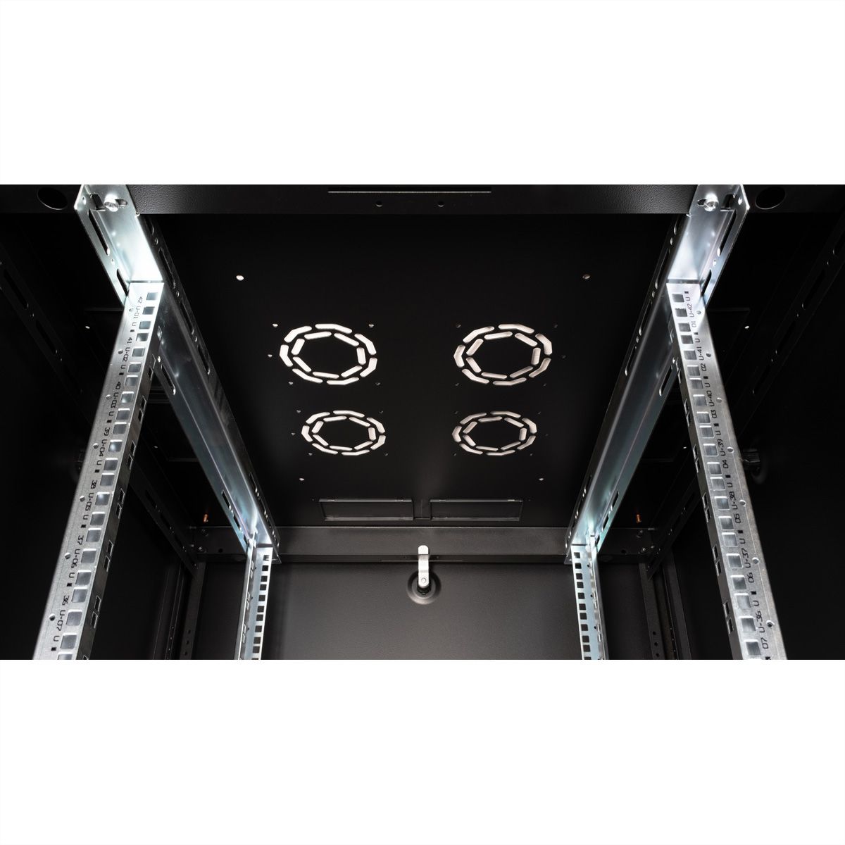ROLINE 19-inch Network Cabinet Basic 42U, 800x800 WxD glass door black