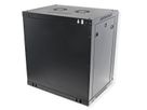 VALUE 19 inch wandbehuizing 12HE, 600 x 450 mm zwart, bouwpakket