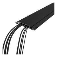 DATAFLEX Addit cable protector, straight 423, black, 150 cm