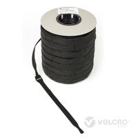VELCRO® One Wrap® Bindband 20 mm x 200 mm, 750 stuks, vlamvertragend, zwart