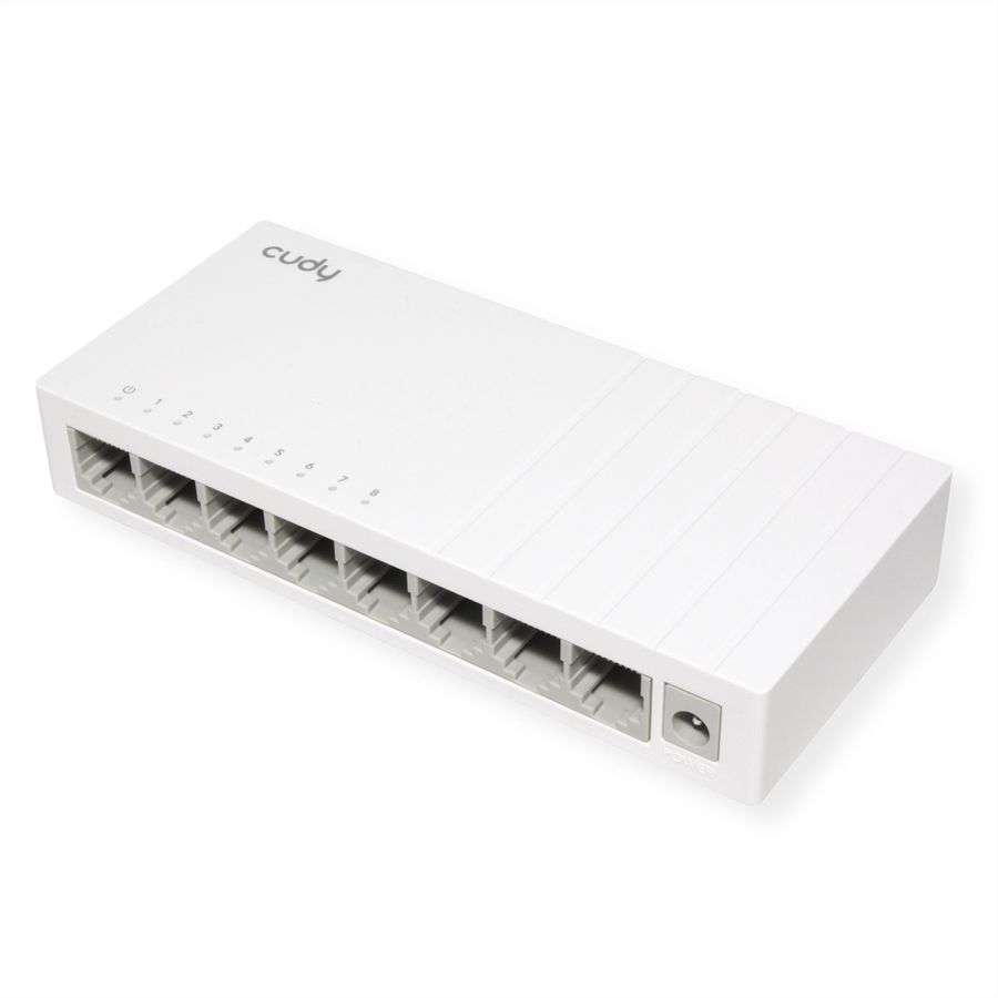 CUDY FS108D 8-poorts 10/100 Desktop Switch
