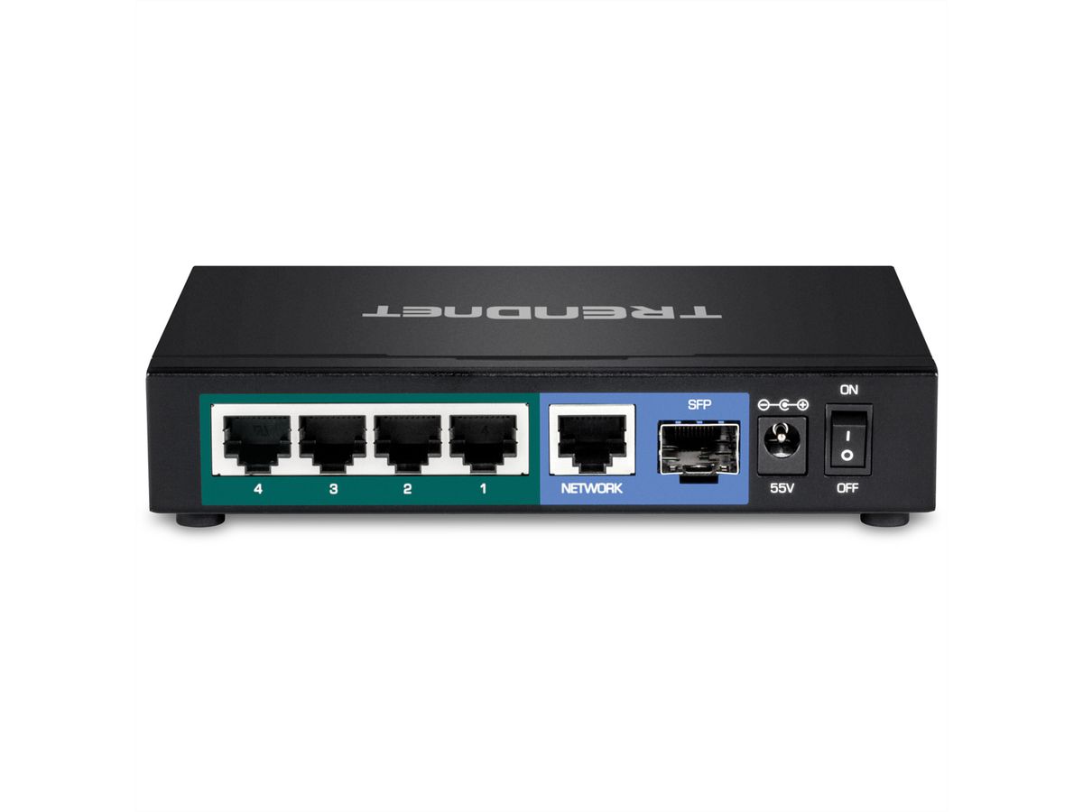 TRENDnet TPE-TG611 6-Poorts Switch PoE+ Gigabit