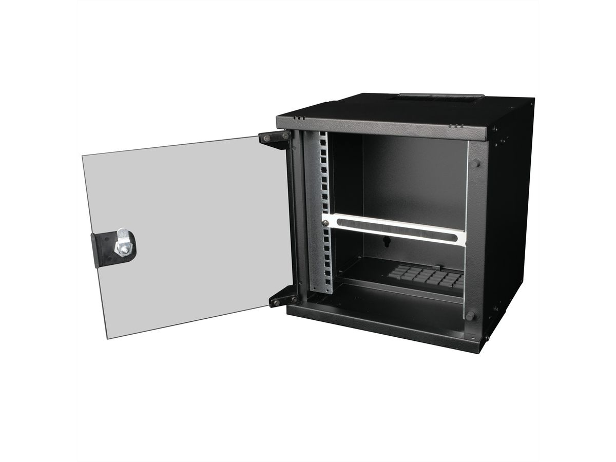 ROLINE 10-inch kabeldoorvoer, met borstelstrook 0.5HE grijs