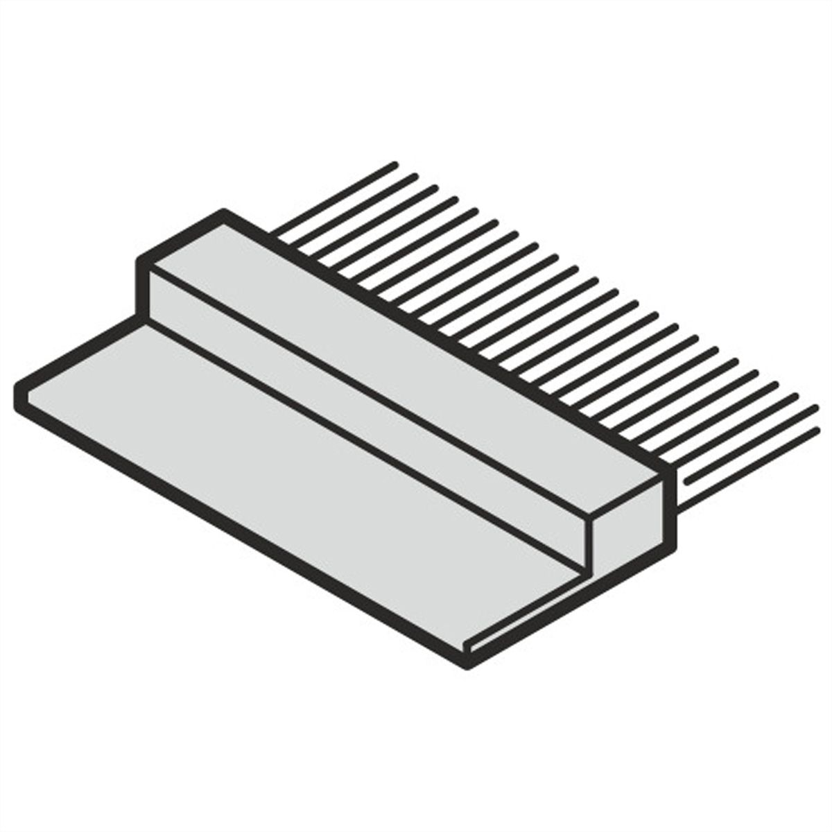 SCHROFF LAN Case Brush Strip for Fibre Optic Small Case