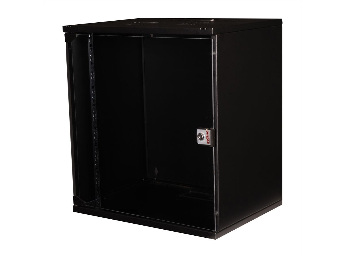 ROLINE 19-inch wall-mounted housing Basic 12 U, 540x400 WxD kit black