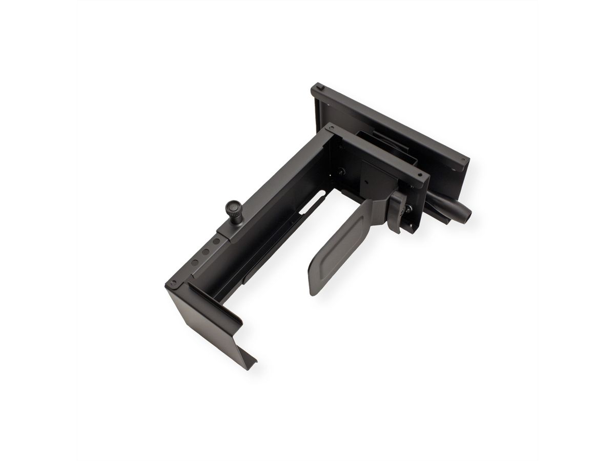 ROLINE Mini PC Holder, extendable, with rotation function, black