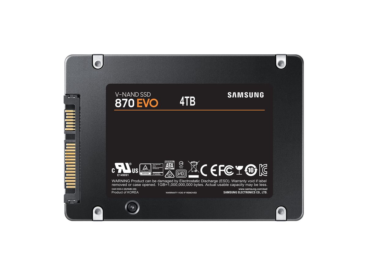 Samsung 870 EVO 2.5" 4000 GB SATA III V-NAND