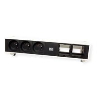 BACHMANN DESK2 3x earthing contact 2x ABD GST18, white
