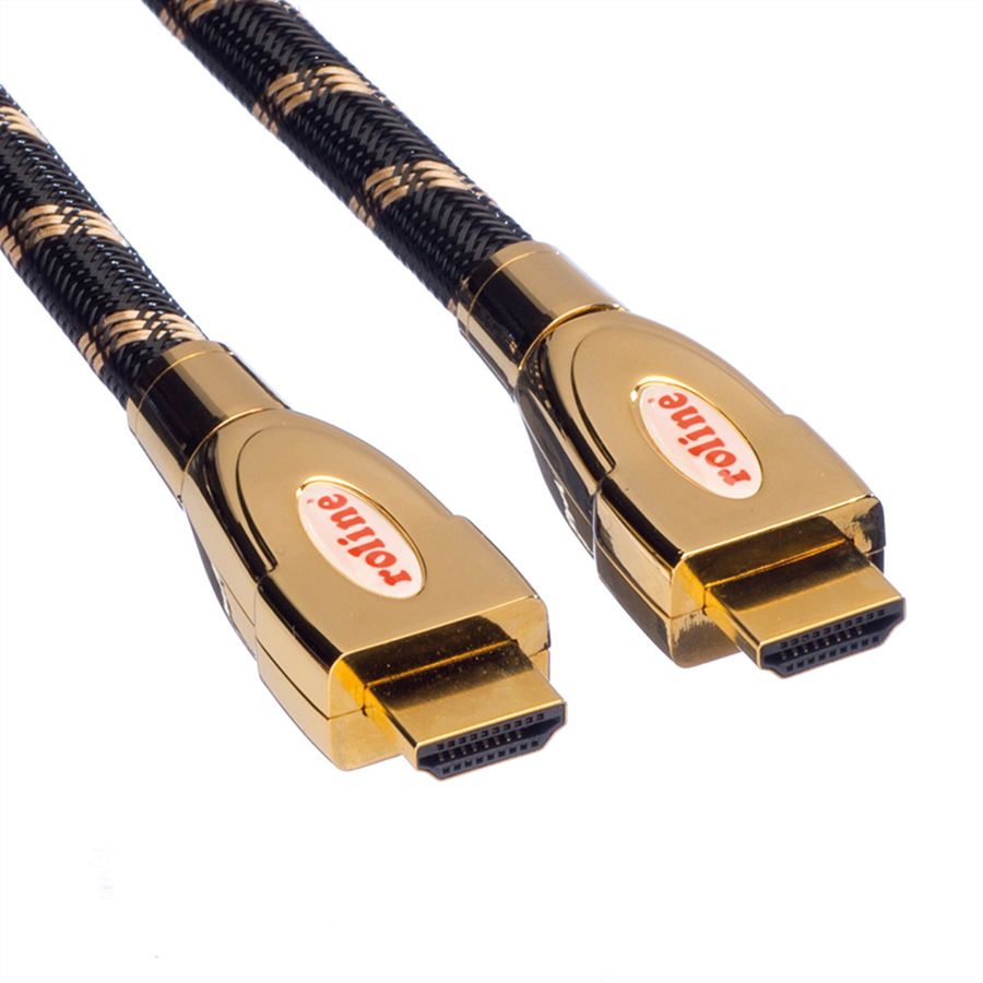 ROLINE GOLD HDMI Ultra HD Cable + Ethernet, M/M, 2 m