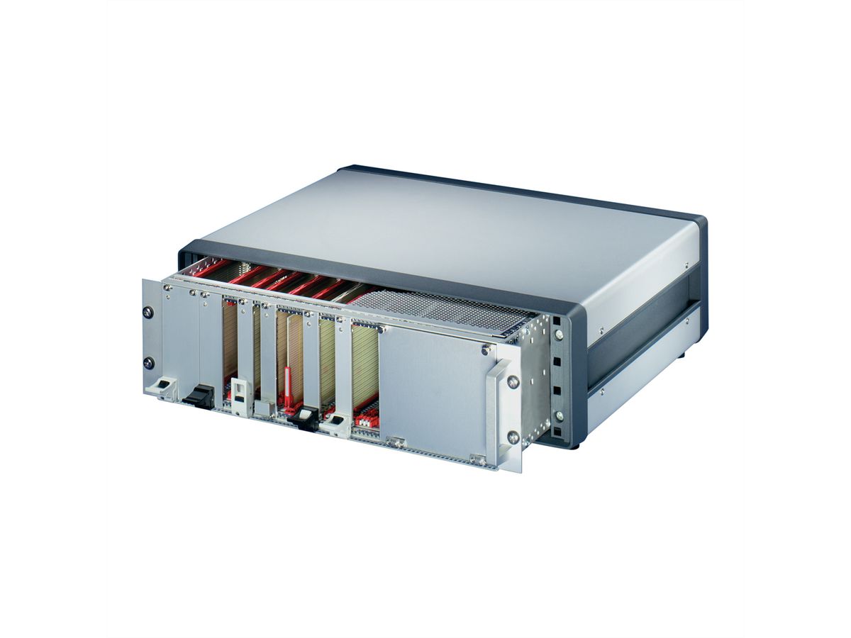 SCHROFF Comptec 19" Desktop Case, Unshielded, Steel Cover, 3 U, 84 HP, 500 mm
