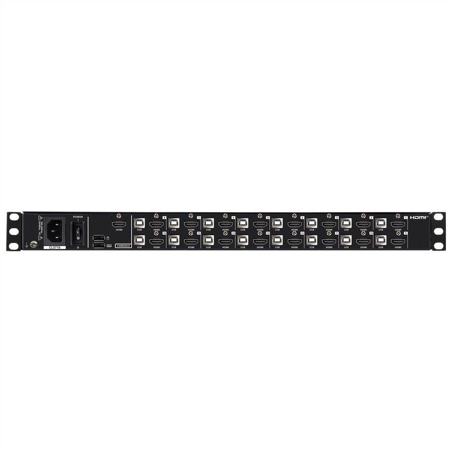 ATEN CL3716NX CH 16-Port USB HDMI Single Rail WideScreen LCD KVM Console, CH-Layout