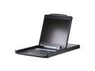 ATEN CL1316N KVM-Switch, 48cm TFT, VGA, PS/2-USB, 16 Port, US-Layout