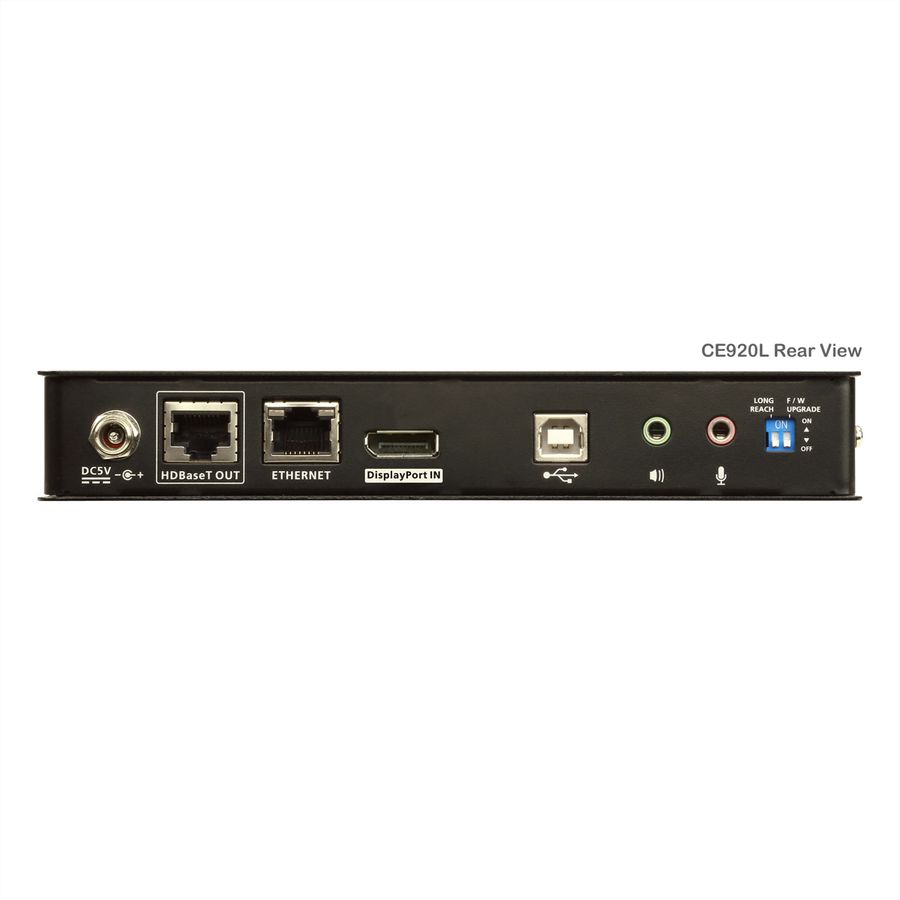 ATEN CE920L USB DP HDBaseT 2.0 KVM Extender zonder internetpoort Alleen lokaal
