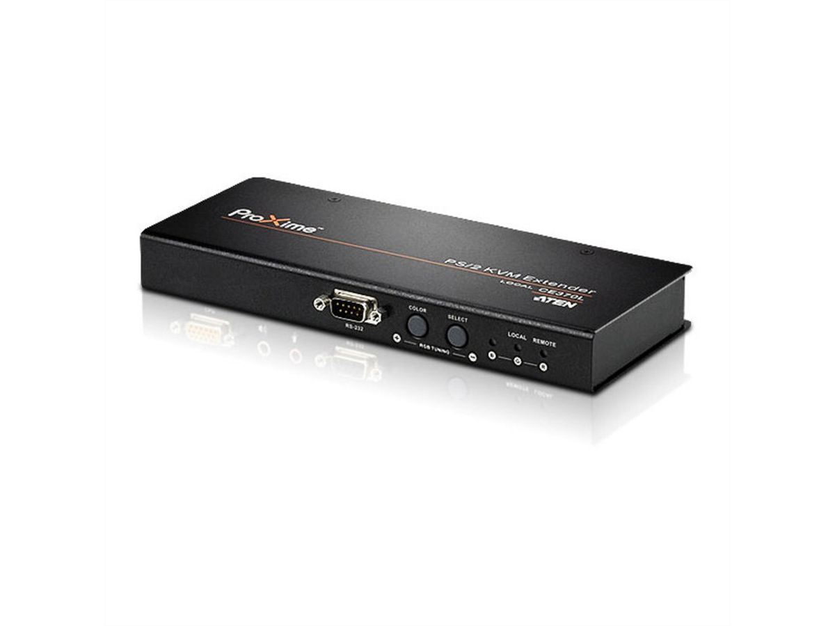 ATEN CE350 KVM extender voor PS/2-invoerapparaten en VGA graphics, audio, RS-232 (150 m)