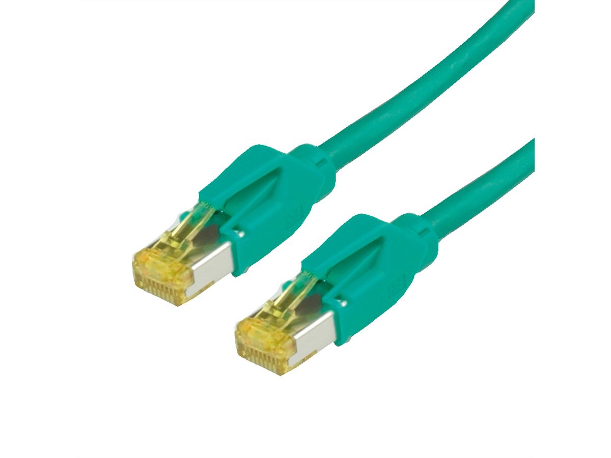 DRAKA Cat.6A (Class EA) Patchkabel UC900 / HIROSE TM31, groen, 5 m